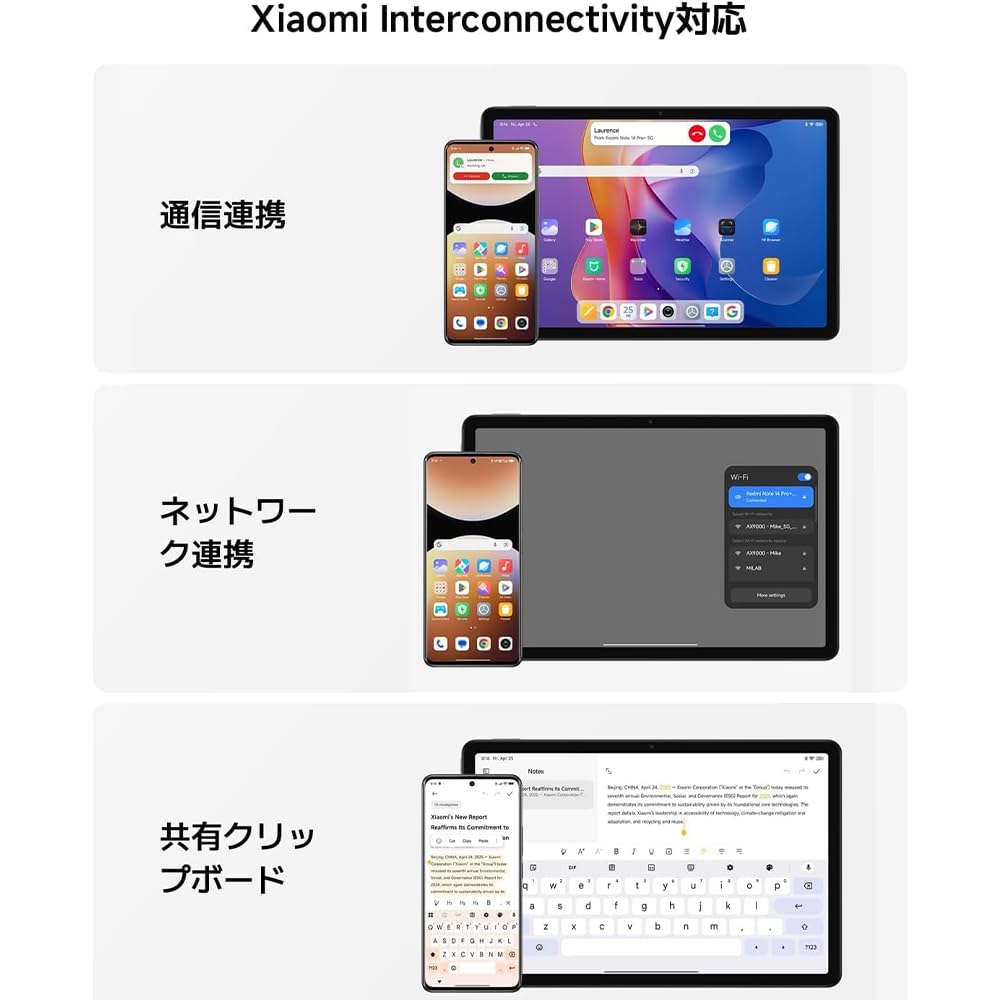 XIAOMI Redmi Pad 2 Tablette WiFi 8 + 256 Go 11" 2,5 K écran cristallin Advanced Helio G100-Ultra massive batterie 9000 mAh Version WiFi (gris)