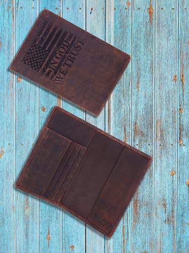 Calgari PW ® Leather Passport Cover Travel Wallets thumb #3