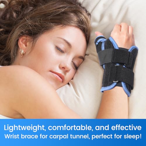 Image of Velpeau Wrist Brace with Thumb Spica Splint for De Quervain's Tenosynovitis, Carpal Tunnel Pain, Stabilizer for Tendonitis, Arthritis, Sprains & Fracture Forearm Support Cast (Short, Left Hand -S)
