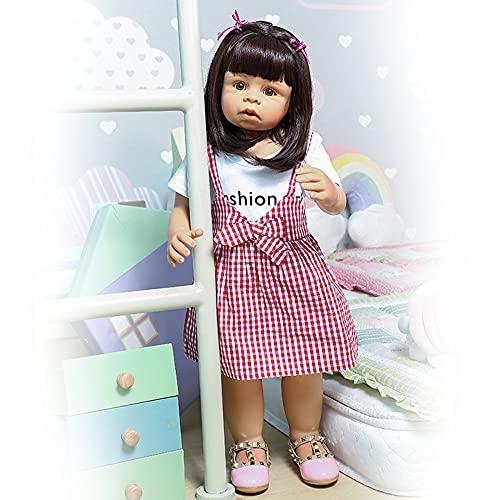 YIHANGG 70CM Reborn Kleinkindpuppe Lebensechte Babypuppen Mit Kugelgelenk Modell Für Kinderkleidung Kunstpuppe Zum Sammeln Spielzeug Spielkamerad – Bild 3