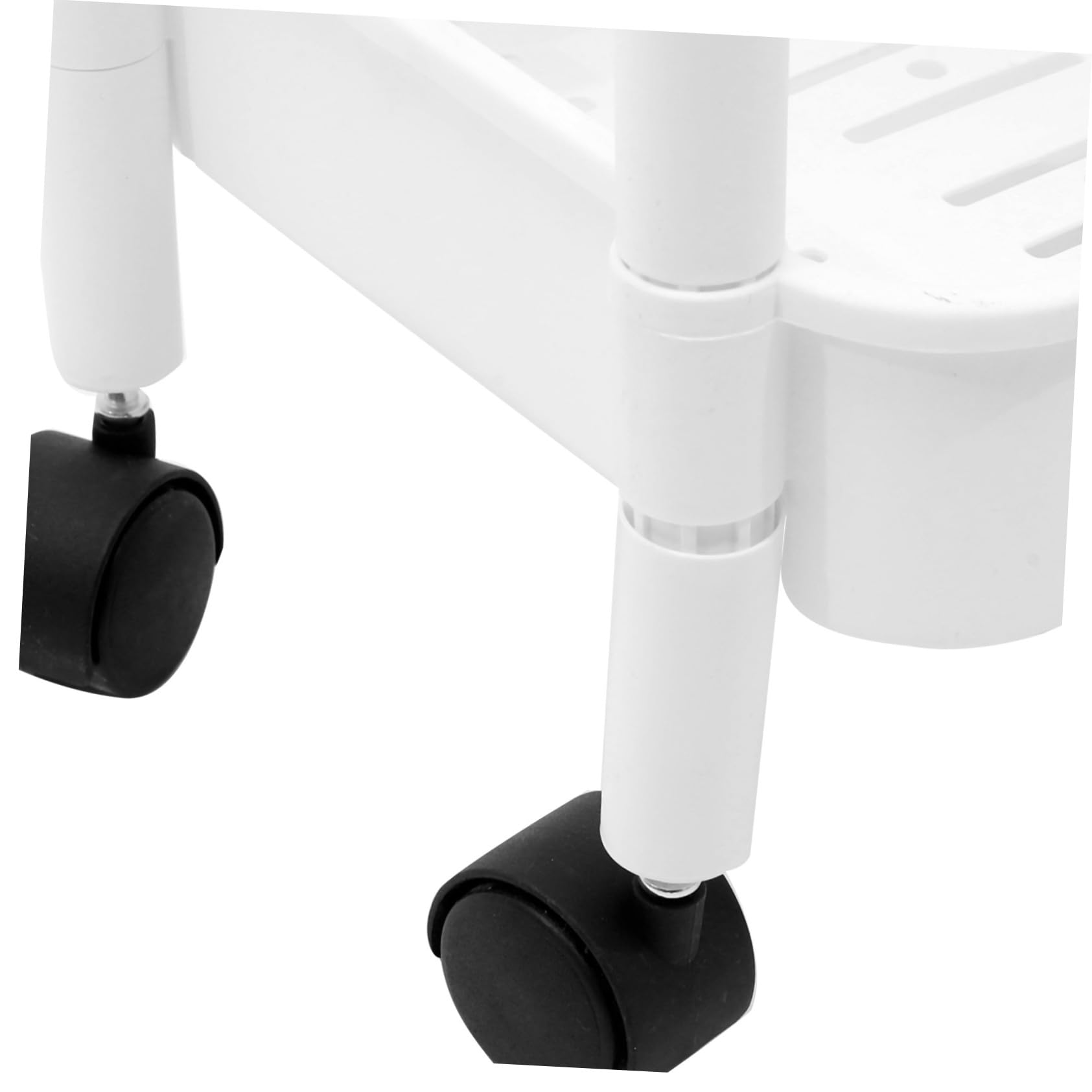 Carrello Mobile Portaoggetti Con Ruote, Ripiano Portaoggetti Multifunzione in Pp, Carrello Di Stoccaggio Compatto Per Cucina, Bagno e Ufficio, Organizzatore Salvaspazio a 3 Livelli