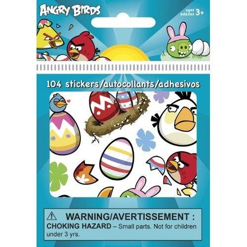 Angry Birds Seasons Easter Stickers Party Supplies 104ct