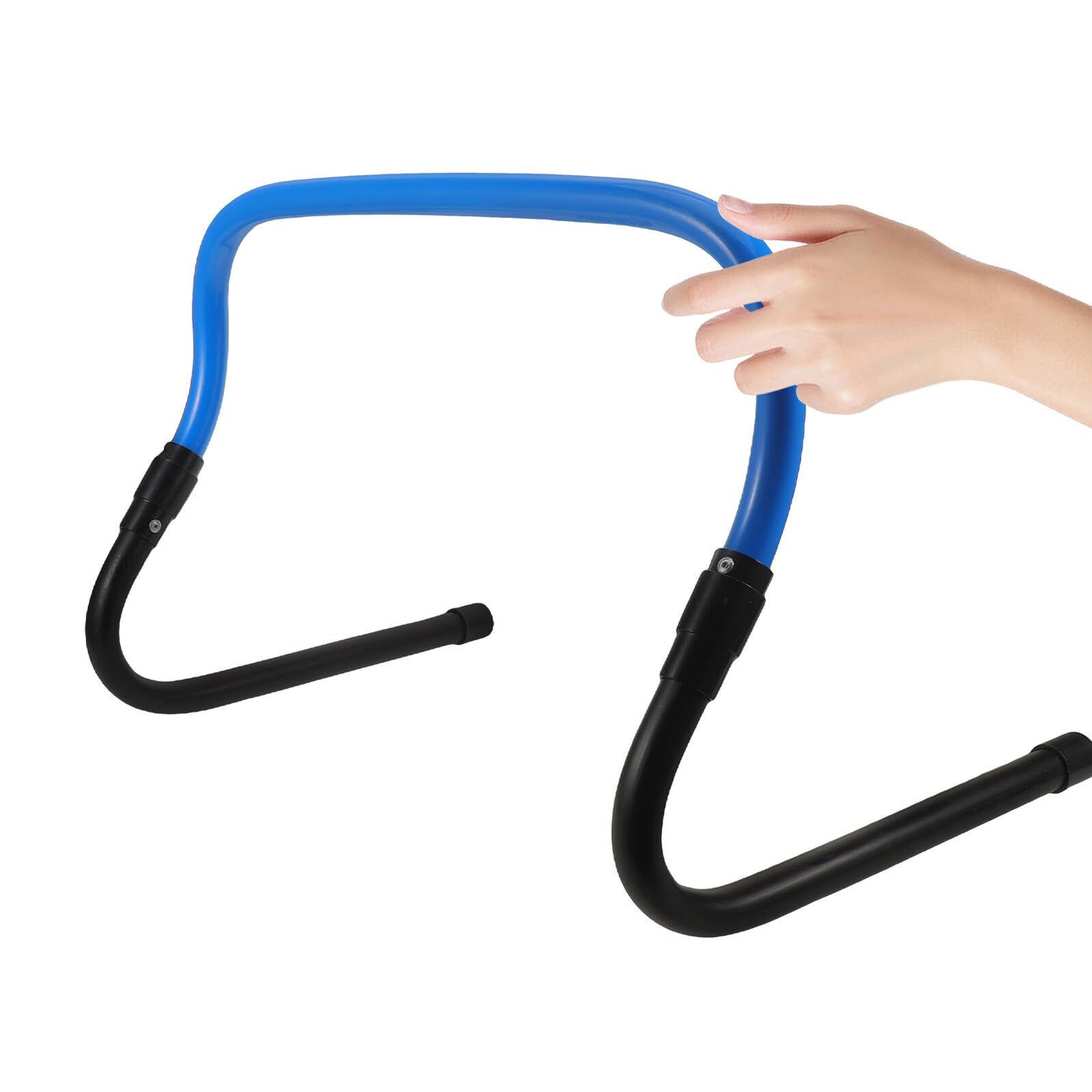 Mikinona Vallas de Agilidad Ajustables para Entrenamiento de Velocidad Vallas Desmontables para Fútbol y Baloncesto Equipo Deportivo para Atletas Color Azul