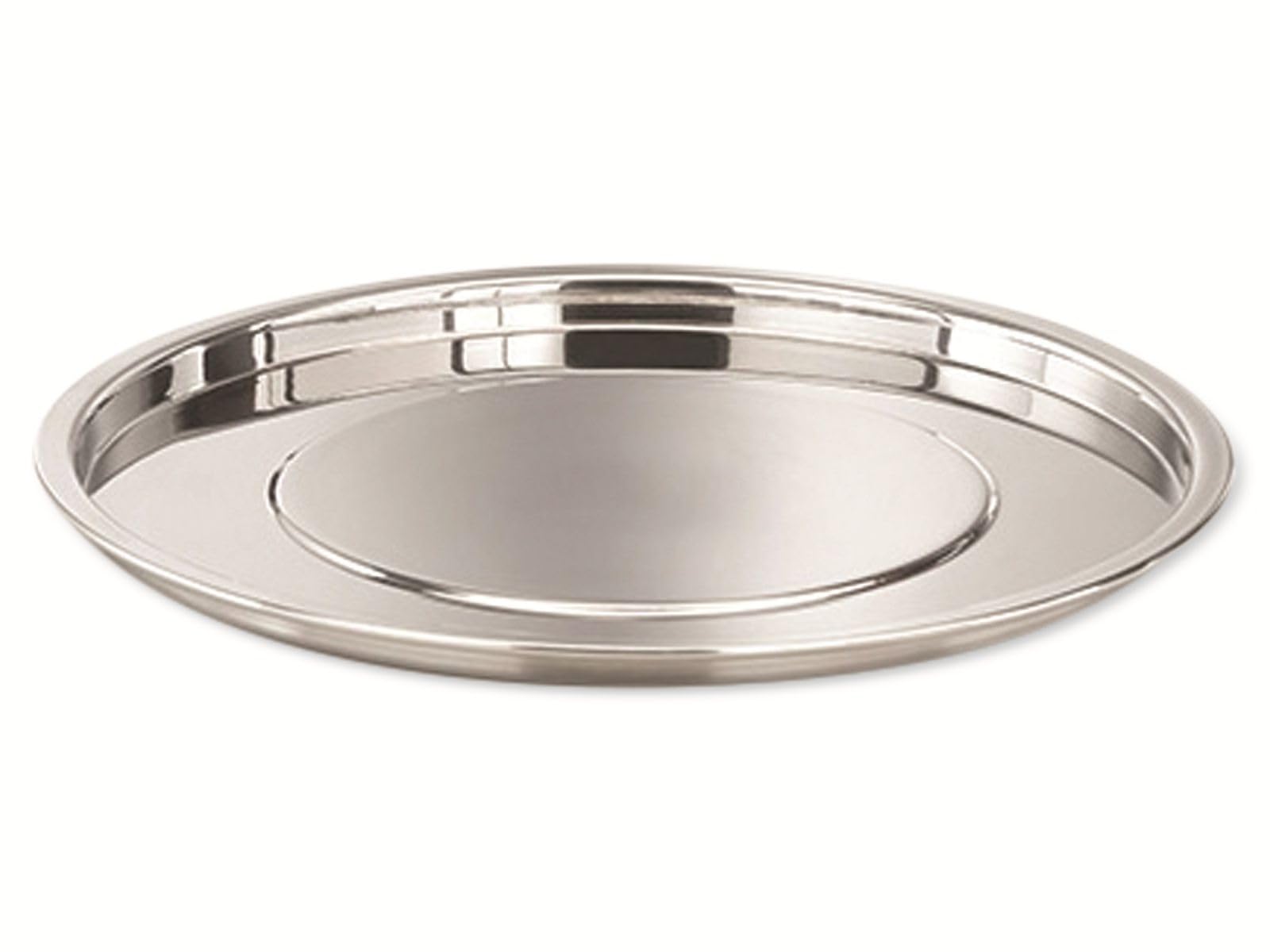APS Fondue- und Feuerzangenbowle Set, Zuckerzange, Feuerzange, Fondue-Topf, Edelstahldeckel, hochglanzpoliert, Gestell, verchromt, Schöpfkelle, für ca. 2,2 Liter Flüssigkeit, Ø22 cm, 23 cm Höhe