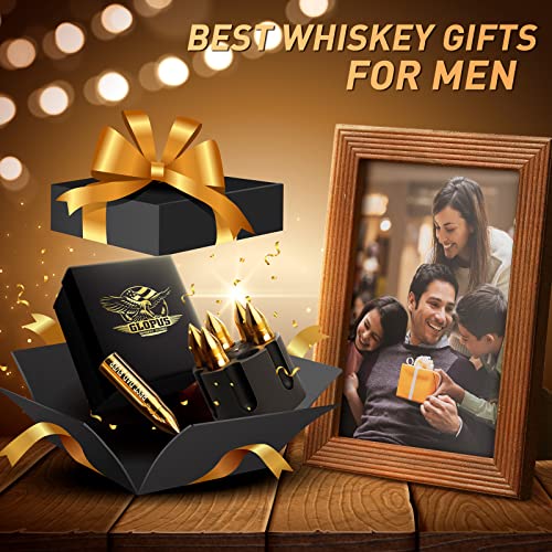 Fathers Day Dad Gifts - Gifts For Dad, Fathers Day Unique Gift Ideas, Best Dad Ever Gifts, Whiskey Stones Gold, Fathers Day Birthday Gifts From Daughter, Son, Fathers Day Presents #TOP1