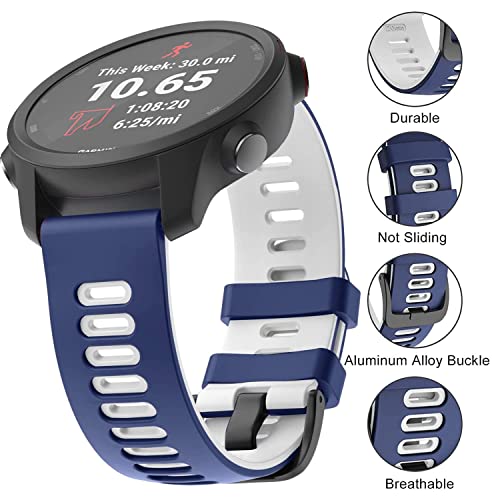 Image of Zitel Compatible with Fossil 22mm Band for Gen 6 44mm, Gen 5 Carlyle, Garrett, Julianna, Gen 5E 44mm, Gen 4, Grant Chronograph, Q Grant Silicone Sports Strap