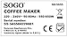 SOGO Cafetera de Goteo Eléctrica 4 Tazas 650W con Filtro Permanente y Sistema Antigoteo Imagen de SOGO Cafetera de Goteo Eléctrica 4 Tazas 650W con Filtro Permanente y Sistema Antigoteo