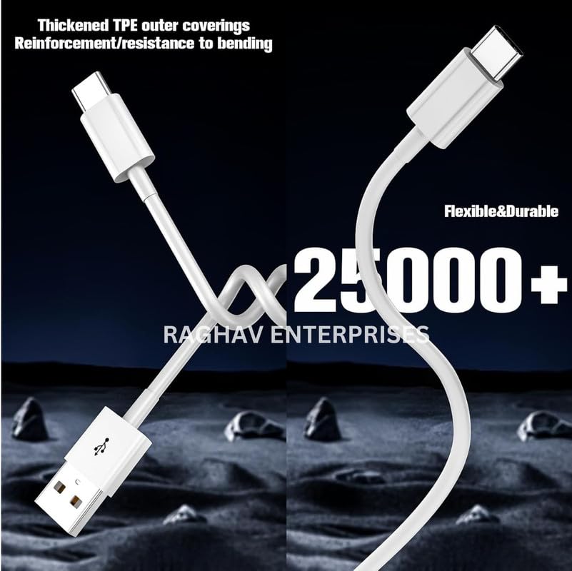 Image of Type c USB for Huawei Honor Mate 10 Pro Cable Original Like Charging Quick, Dash, Warp, Dart, Flash, Super Vooc C Data Sync USB A to type c USB for Android - RMM WHITE