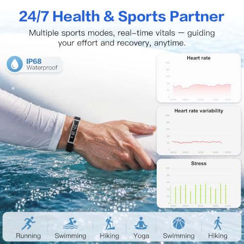 Image of Smart Bracelet for Women & Men, Health Activity & Fitness Tracker
