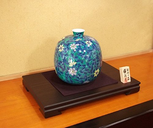 Amazon.co.jp: 有田焼・伊万里焼の陶器花瓶・色鍋島様式｜贈答品