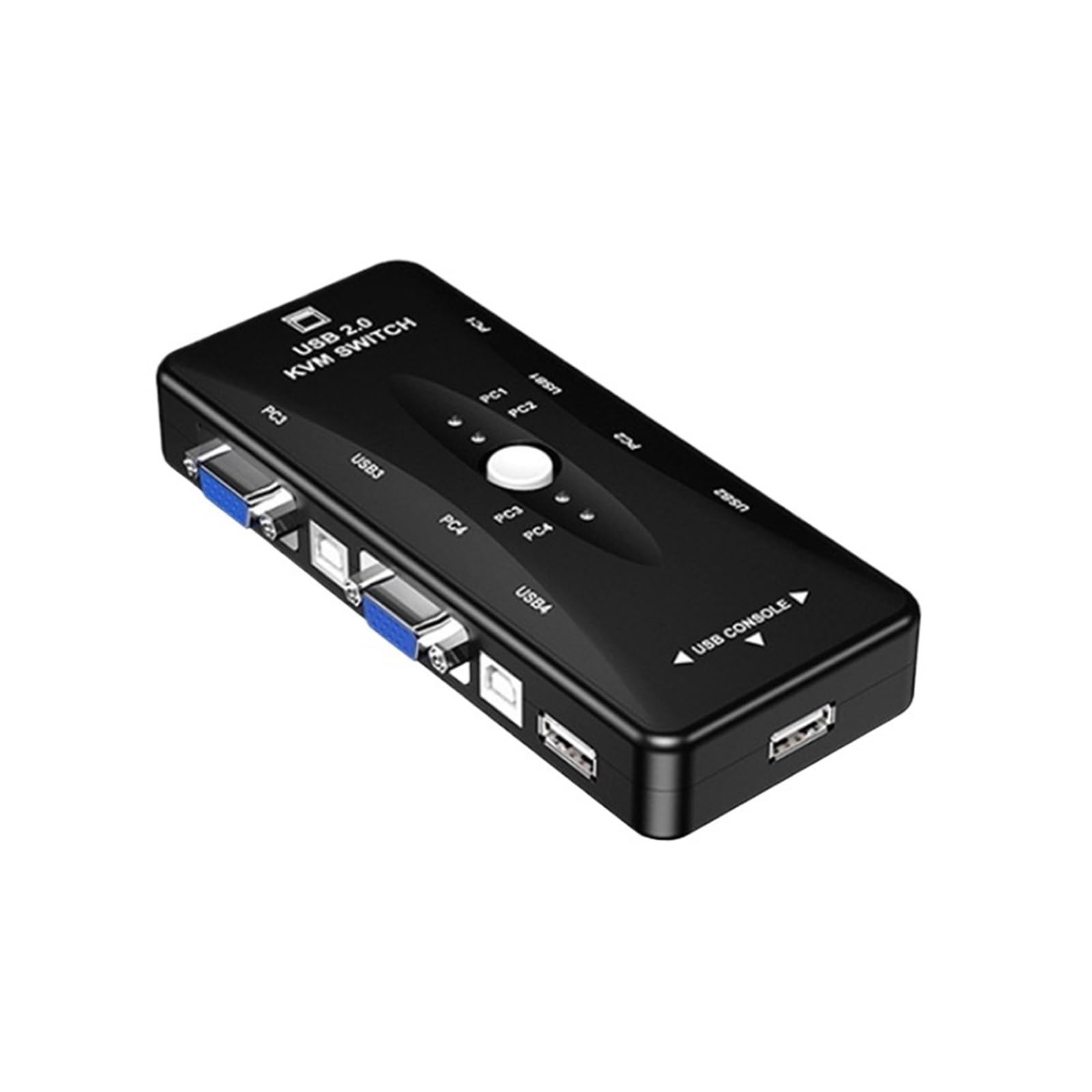 Stazione di Ricarica USB, Splitter Switch KVM USB VGA SVGA da 10 Pezzi 2/4 Porte