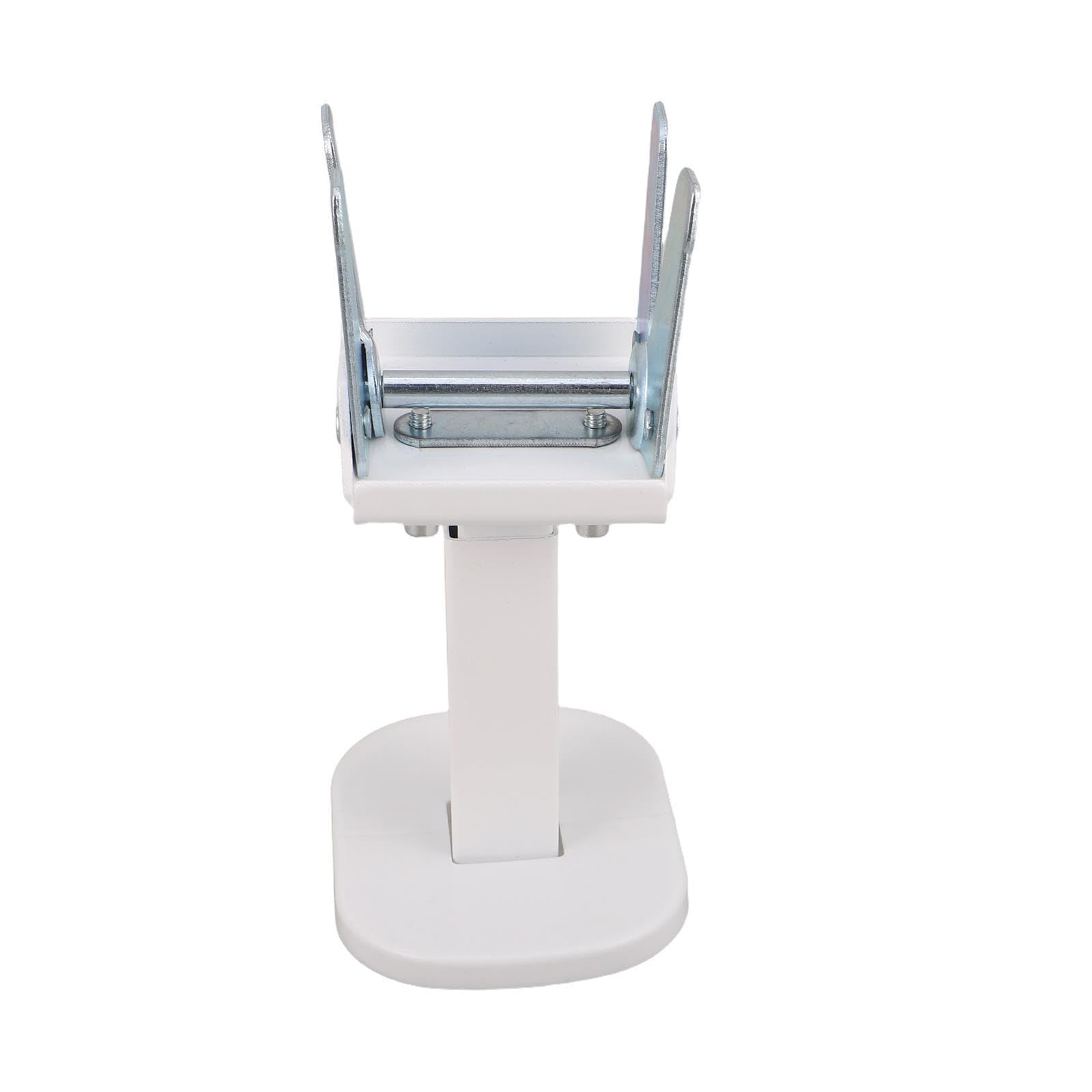 Luxshiny Soporte de Radiador Ajustable de Suelo para Radiadores de Panel, Altura 14-21cm, Acero al Carbono, Blanco, Instalación Estable para Calefacción Doméstica