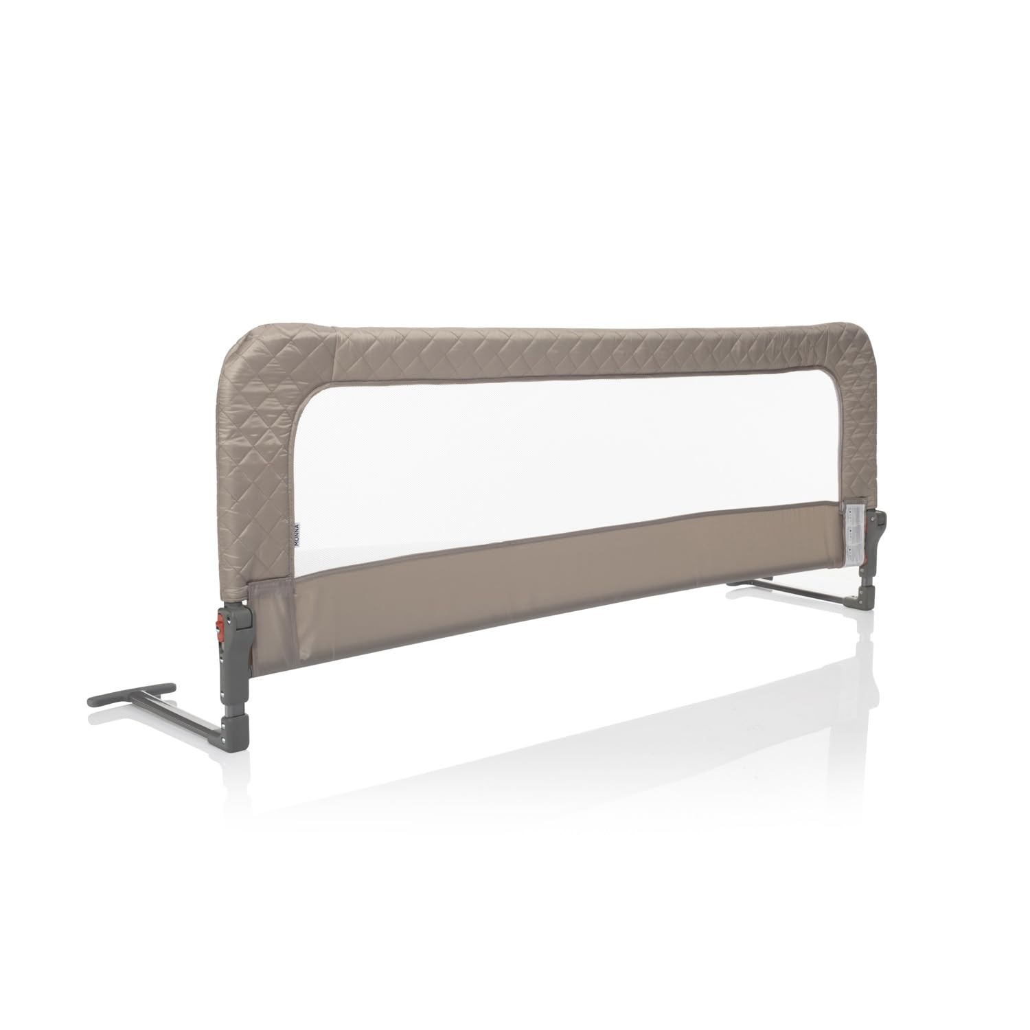Zopa Bettgitter Monna – 155x60 cm – Faltbar & Tragbar – Für Kinder ab 18 Monaten bis 5 Jahren – Einfach zu montieren Motive – Absturzsicherung für Betten - Sand Beige