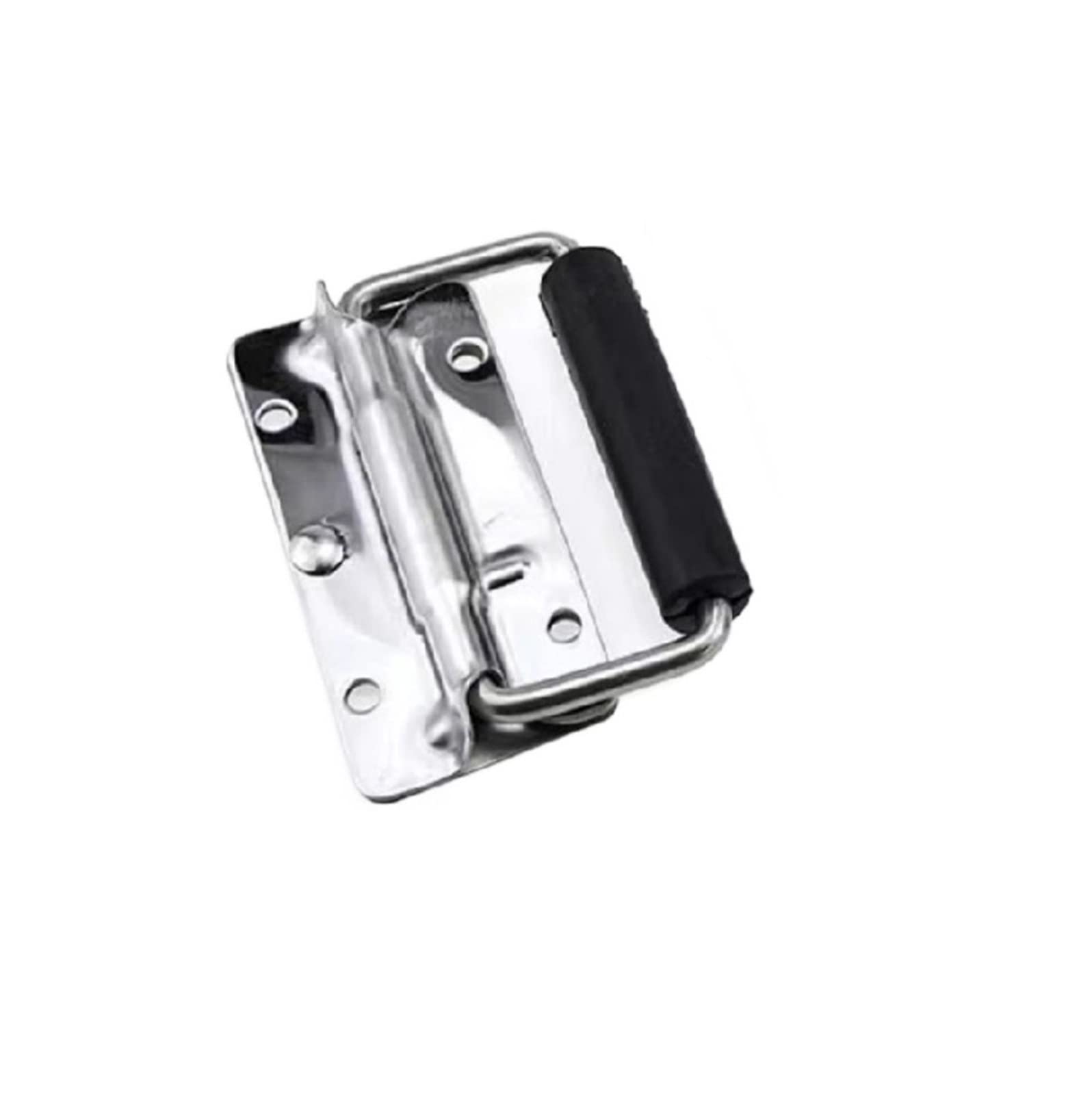 ROHCGHC recessed Foldable Handle, 100/111/122/137mm Iron Handle Folding Spring for Toolbox Suitcases Equipment Cabinet Pull Drawer Knobs Accessories(137mm)