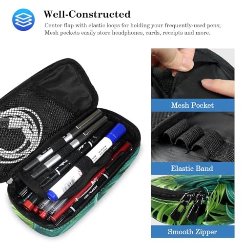 Sac à dos feuilles de palmier ensemble ergonomique multicolore avec trousse compacte - 5
