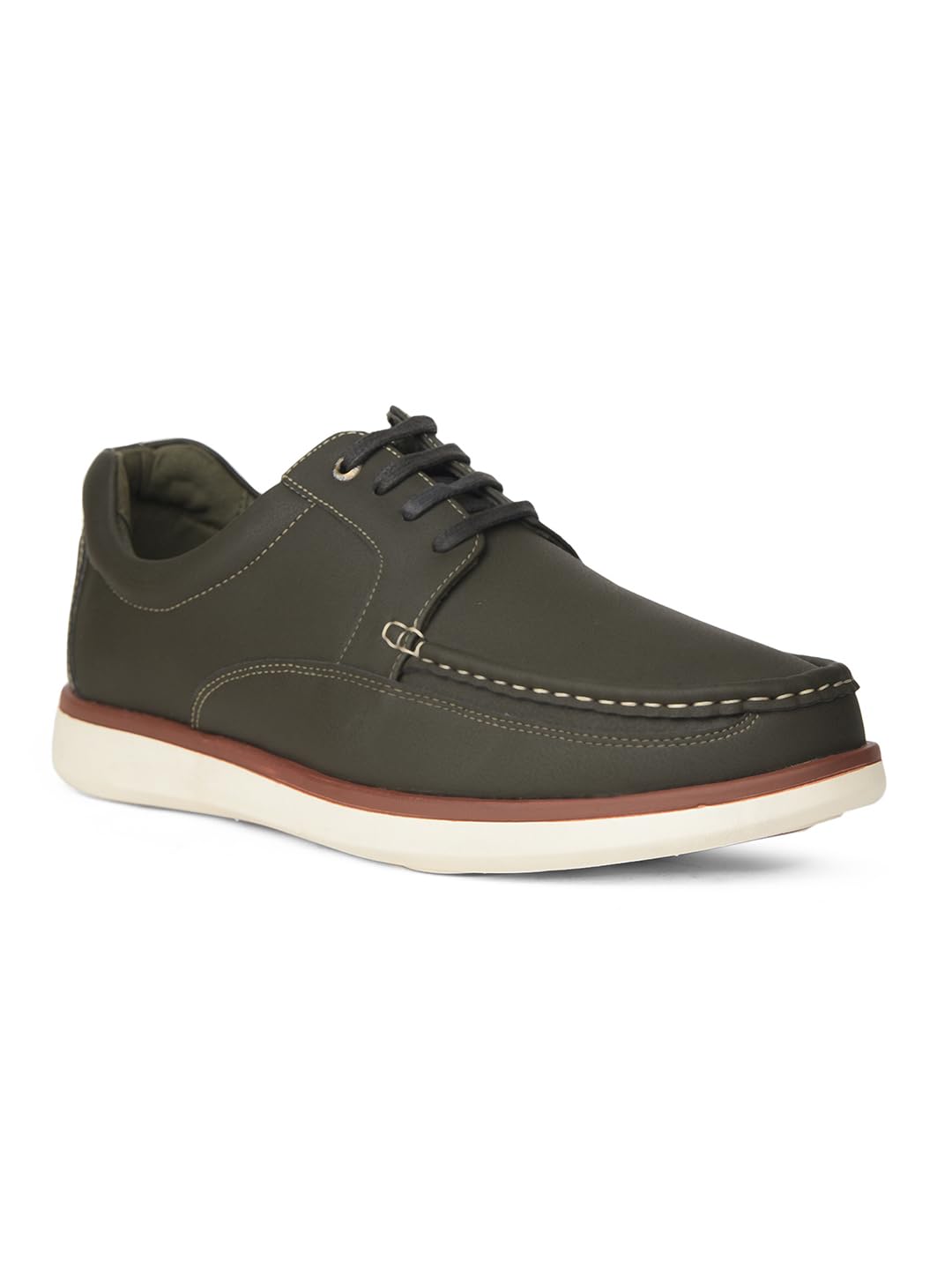 bata comfit BLOB Derby, Men's Olive Formal Derby Shoes-picture-30