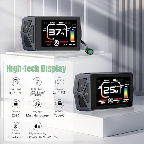 Varstrom 36V 250W Rear E-Bike Conversion Kit : Universal Fit for 26" 27.5" 28" 29" 700C Wheel, Includes Rear Cassette Hub Motor with Rim, PAS Sensor & Controller for City & Mountain Bikes - Image 3