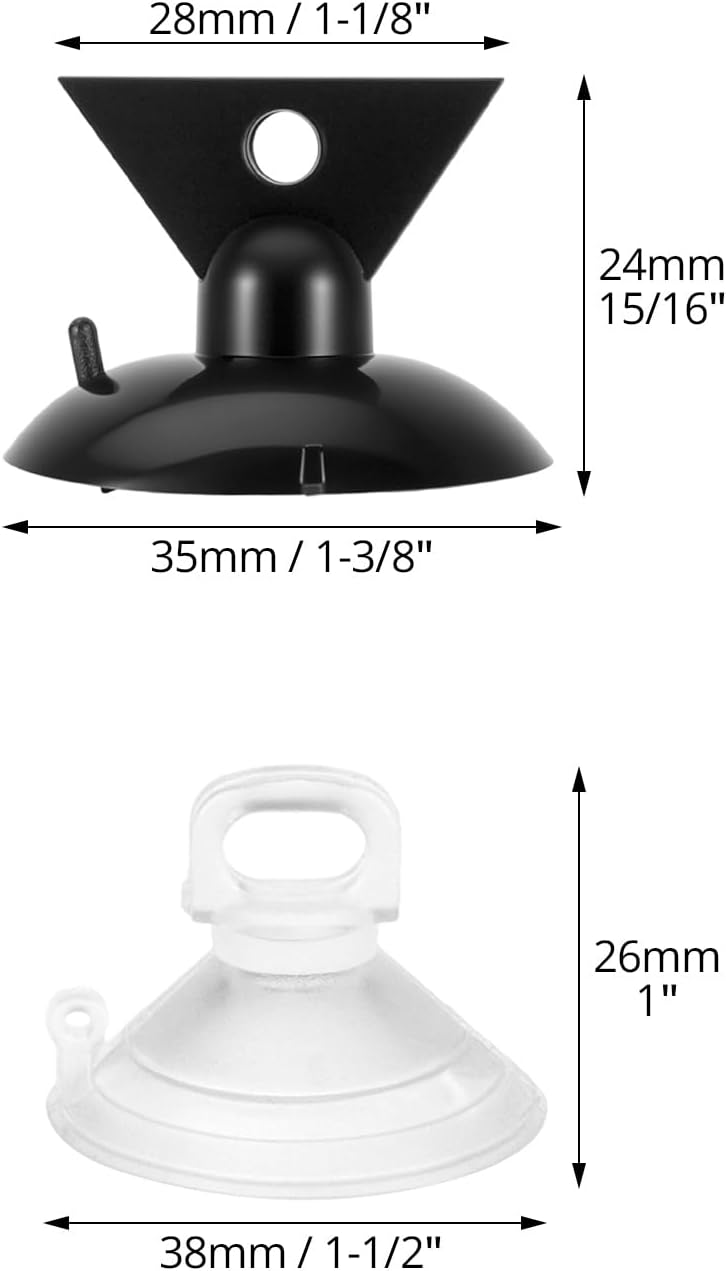 QWORK Light Bulb Changer Suction Cup Tool, Compatible with MR16 and GU10 Bulbs, 6 Pack Suction Cups for Bulb Removal