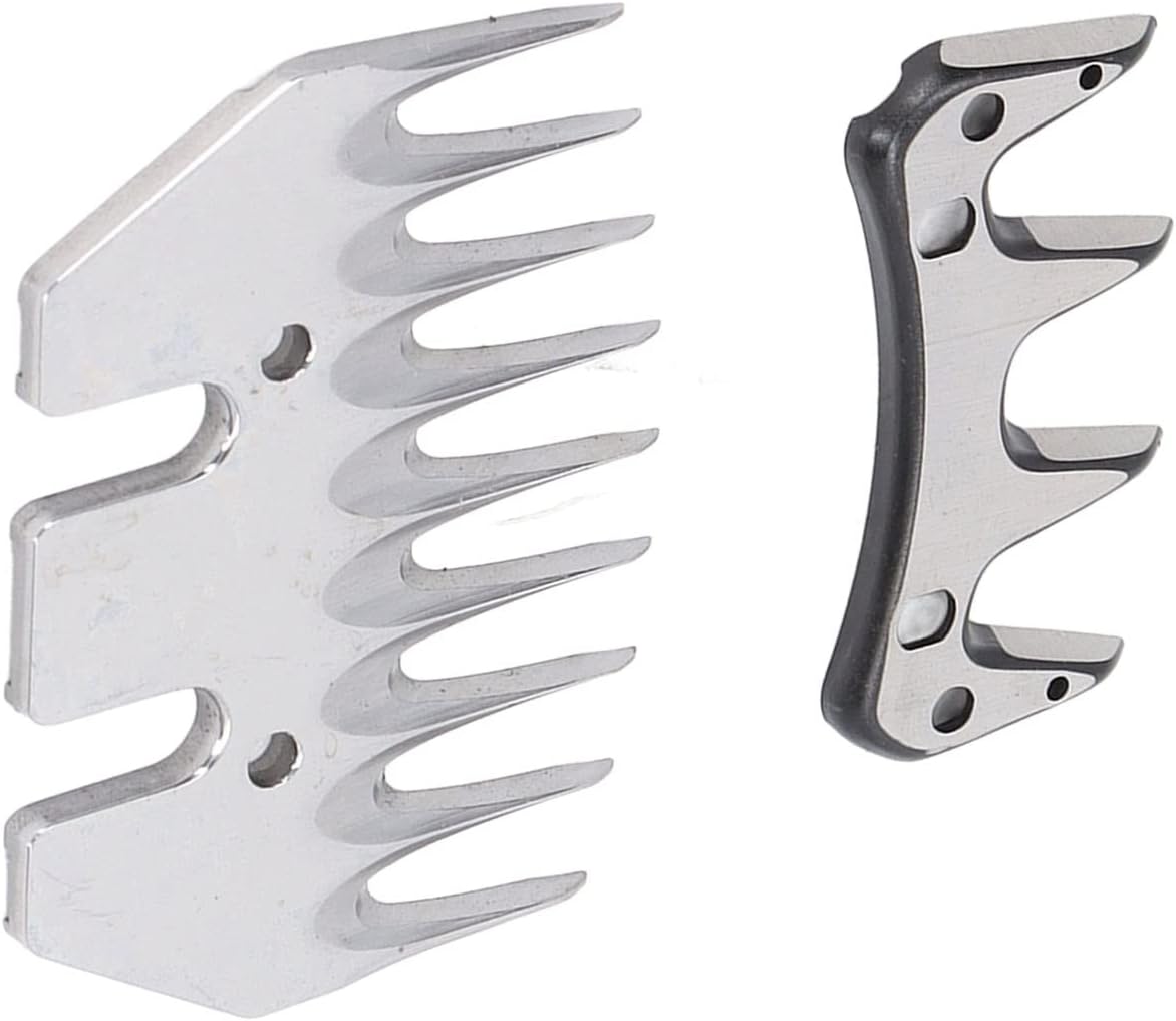 GOWENIC Electric Sheep Shear Blade High Carbon Steel 9 Tooth Incisive Wear Wool Comb Cutter Blade for Sheep Shears, Novice Friendly Cutting Tool for Dense Wool