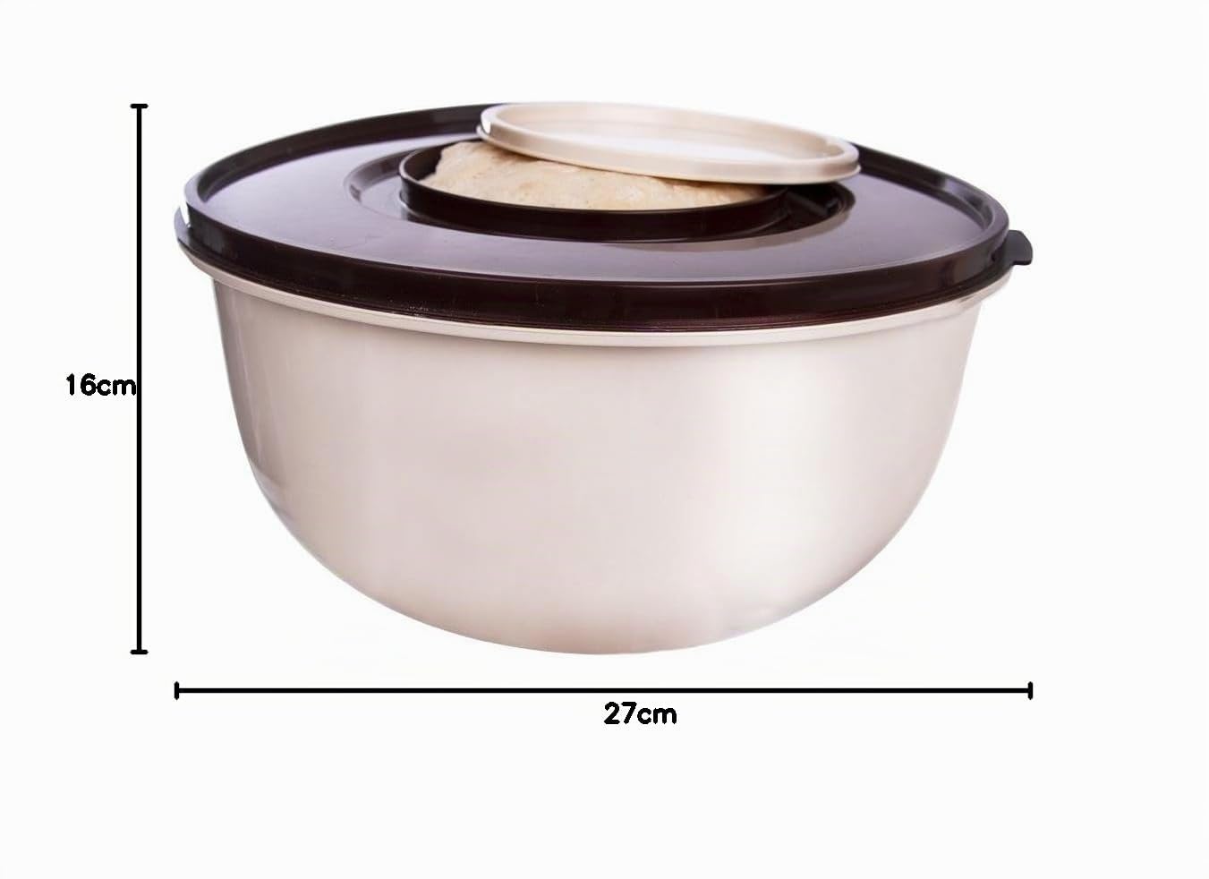 Orion Group Ciotola da Cucina Ciotola per Impastare Ciotola per Sbattere con Coperchio 5 L