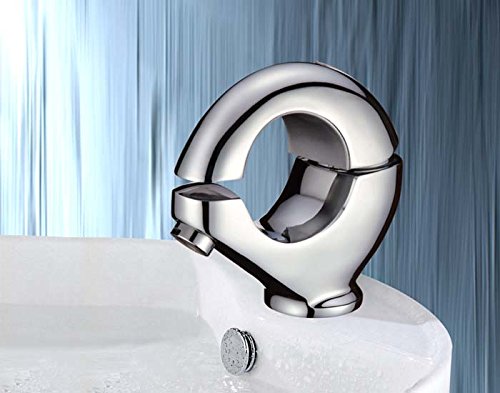 Preisvergleich Produktbild HAC24 Einhand Wasserhahn Waschbecken / Waschtischarmatur Bad / Einhandmischer Waschtisch / Einhebel Mischbatterie / Armatur Silber