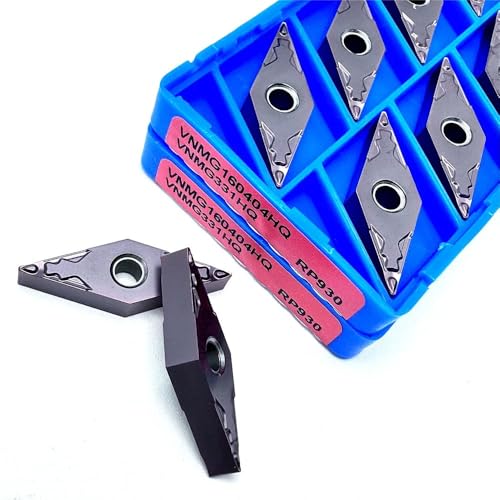 Set 10 insertos VNMG160404HQ VNMG160408HQ para torno CNC miniatura 2