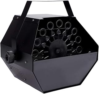 Bubble Blowing Machine,25W Bubble Blower Portable Blowing Maker Machine Electric Bubble Blower Built-in Strong Electric Fan Automatic Bubble Machine for Kids Birthday DJ Wedding Party Club(Black)