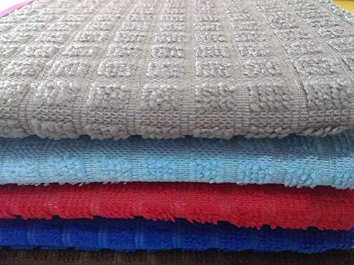 Image of RECLUSE Microfiber Reversible Dish Drying Mats,Drying mat for Kitchen Utensils Drying mat Water Absorbent mats for Kitchen Items(Multi Color)