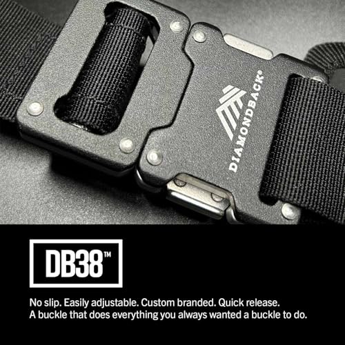 Diamondback Tempo Tool Belt - Tool Belts for Men with Lumbar Support - Utility Belt with 10 Attachment Points for Tool Belt Pouches (XS/S)3