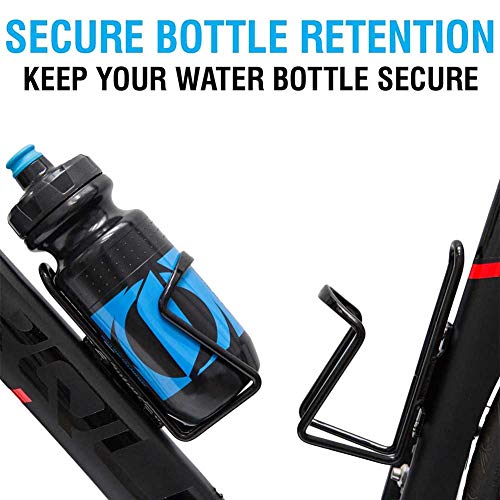 image for Karetto Bicycle Aluminum Water Bottle cage, [2 Pack] Bike Water Bottle
