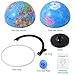 Wizdar 8'' World Globe for Kids Learning, DIY Assemble Educational Rotating World Map Globes Large Size Decorative Earth Children Globe for Classroom Geography Teaching, Desk and Office Decoration