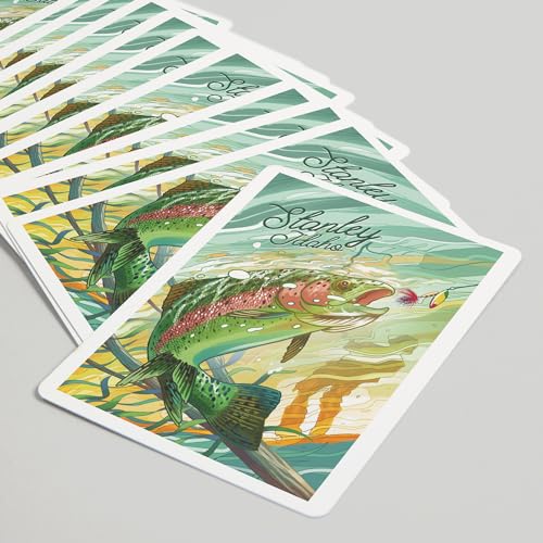 Baraja de 52 cartas Poker Stanley Idaho Lantern Press miniatura 5
