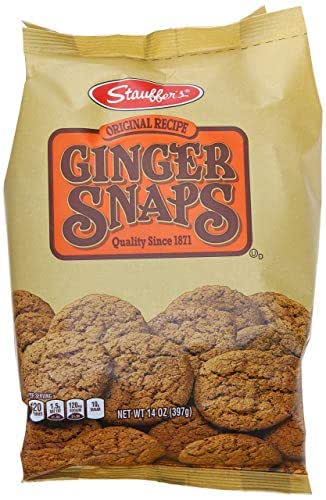 Stauffer Cookie Ginger Snap, Original, 14 oz - PACK OF