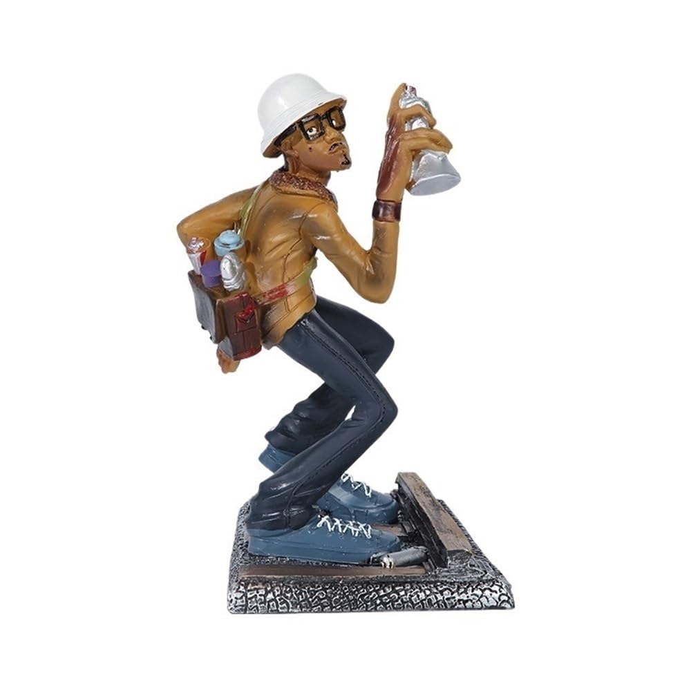 DFHS46JK Table Decorations Creative Character Shape Desktop Decorations Abstract Art Fashion Resin Ornaments Art Statue