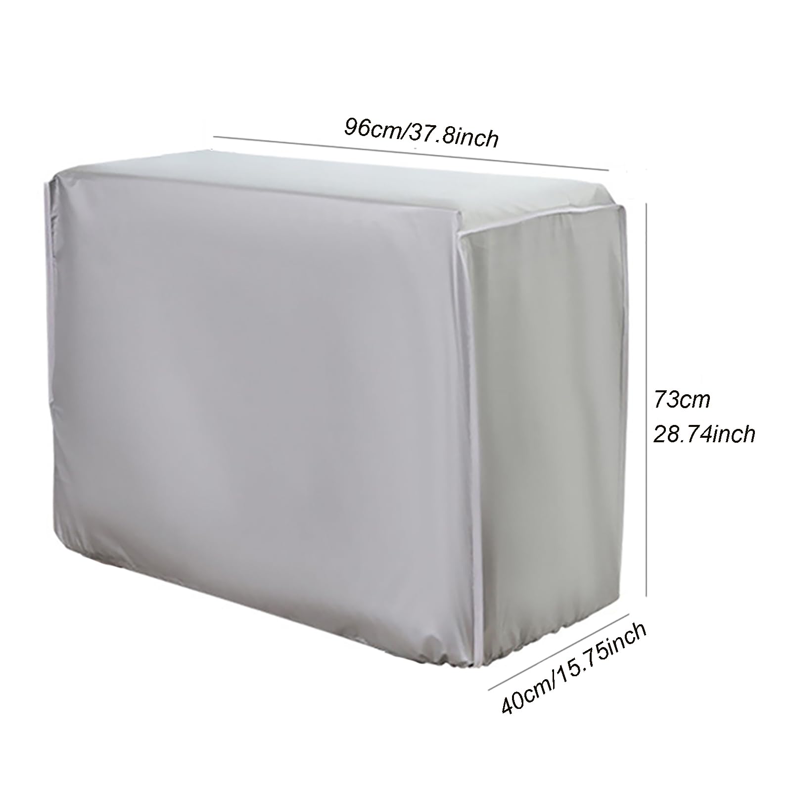 Copertura Condizionatore Esterno Impermeabile Protezione Solare 96x40x73cm