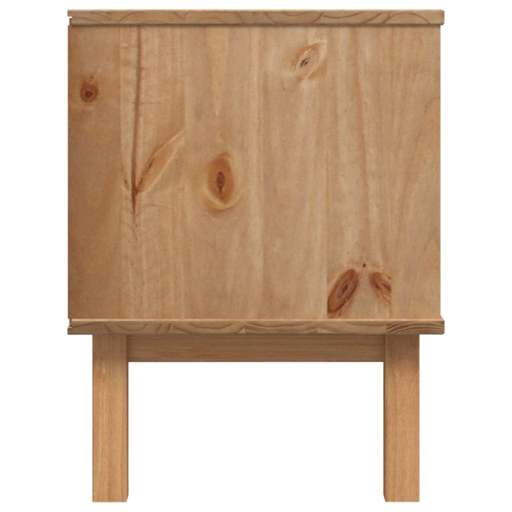 113cm TV Standschrank, Holzoptik TV Unit Media Center mit 2 Türen & offenem Regal für bis zu 45 Zoll Fernseher, DVD CD Aufbewahrungseinheit Entertainment Station Wohnzimmermöbel Braun