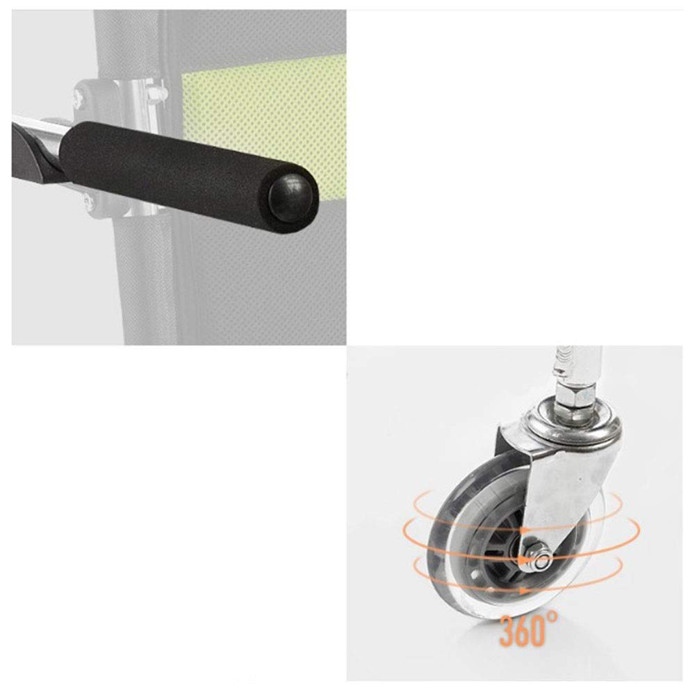 Aluminio silla de ruedas, ligero y plegable Marco, Operador de móviles de silla de ruedas, silla de Tránsito portátil de viaje, 6.7kg Peso neto, for inválidos y los usuarios con discapacidad