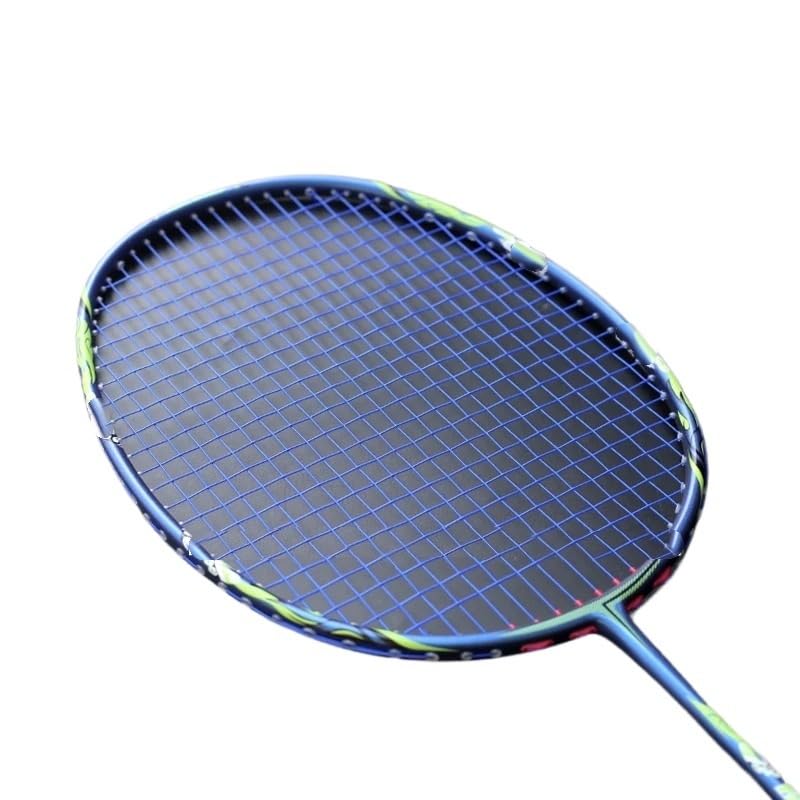 Badminton Set Racchetta da Badminton Professionale Leggera in Fibra di Carbonio 57 Grammi, incordata, Racchette 32 libbre con Custodia for Le Corde, Racchetta Speed ​​Sports