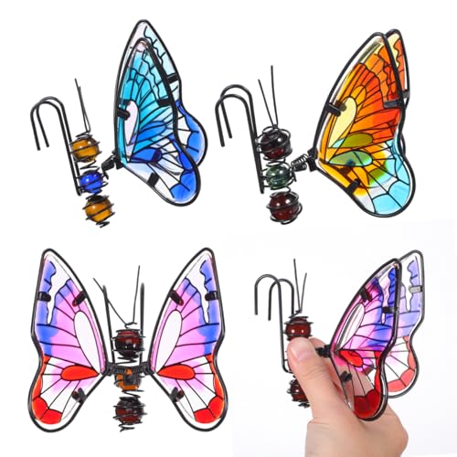 Figurines de papillon pour pot de fleurs DECHOUS décoratives - 2