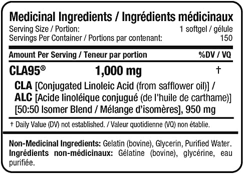 ALLMAX Nutrition CLA95: Unparalleled Purity with 150 Capsules 3 51lsyskXZsL. AC