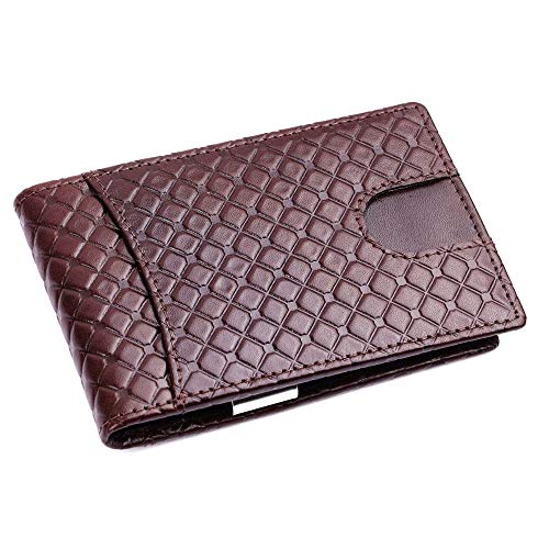 Image of Brooklyn Bridge Slim Front Pocket RFID Blocking Card Holder - Minimalist Design for Men on The Go
