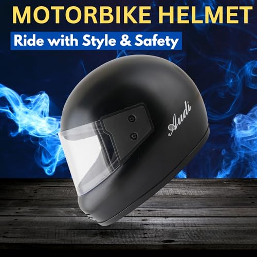 Image of Sage Square Audi Full Face Clear Visor Helmet | ISI Certified | High Standard Safety | Extra Comfort & Stylish