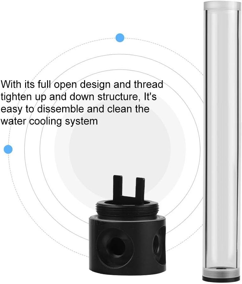 Exclusive Discount 🔥 Water Cooling Tank, 190mm / 240mm / 300mm / 400mm50mm Diameter POM Cylindrical CPU Water Cooler Reservoir System Heat Sink Kit for PC Computer(400mm) Review Discount Water Cooling Tank, 190mm / 240mm / 300mm / 400mm50mm Diameter POM Cylindrical CPU Water Cooler Reservoir System Heat Sink Kit for PC Computer(400mm)