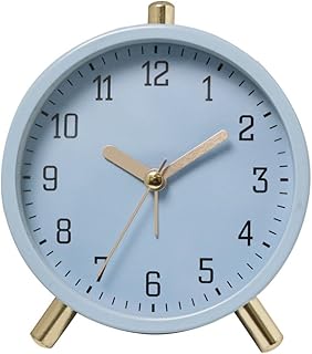 Reloj electrónico fácil de leer para niños, función de silencio y diseño fácil de usar (azul)