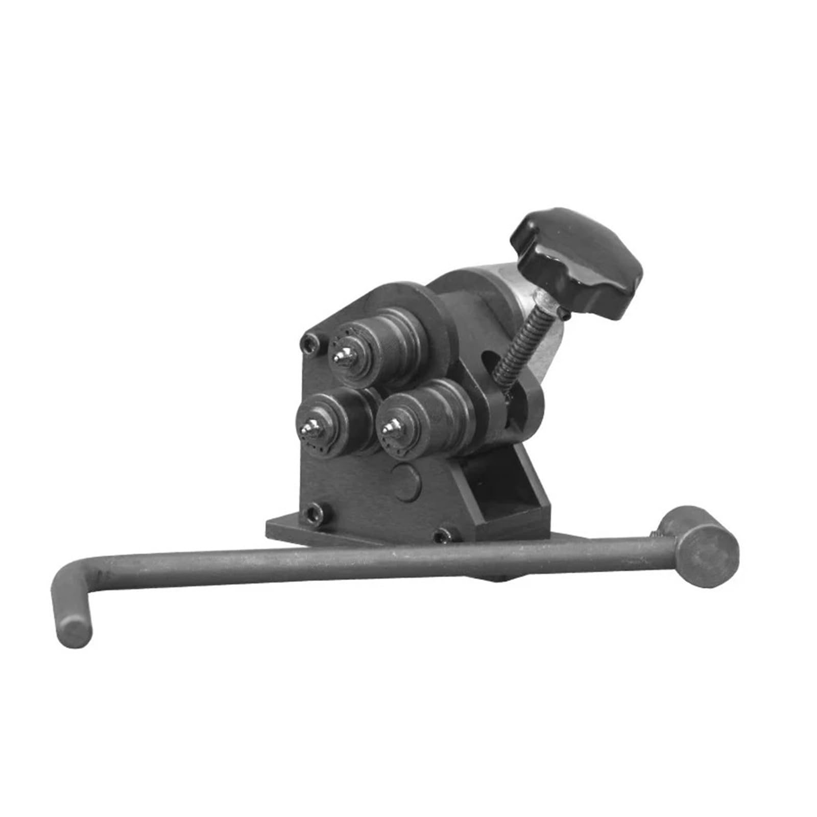 Rsgxlfqzvak Pr-3 Rolling Machine Bending Machine, Pr-3 Manual Rolling Machine, Three Roll Ar Drive Bending Tools, Stainless Steel Plate Metal Small Hand-Cranking Pipe Bender 32Mm