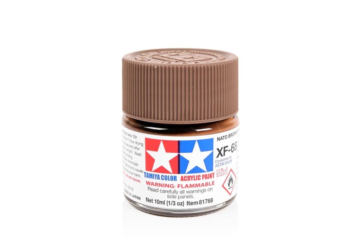 Tamiya Nato Brown Acrylic Mini Xf-68 Paint Bottle 10Ml