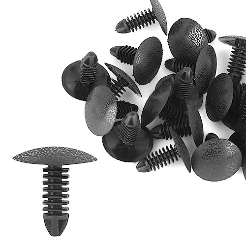 Rivets de fixation plastique 4mm noir pour stopper vibration garde-boue