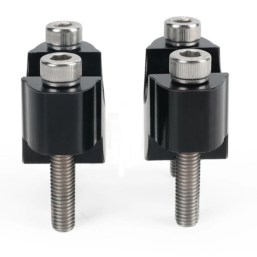 2pcs Moto Elevador Manillar Riser 28mm para CFMOTO 450MT 2024 2025 CF 800MT IBEX 800 2021 2022 2023 2024 - Negro