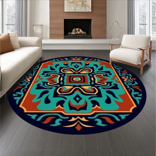 ODIKA Flatwoven High Traffic Area Rug 6, Artistic Fusion of