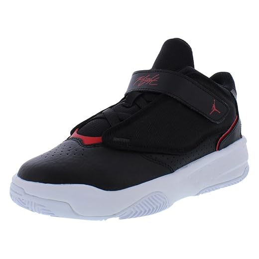 Jordan Jordan Max Aura 4 (Little Kid) Black/University Red/White 2 Little Kid M